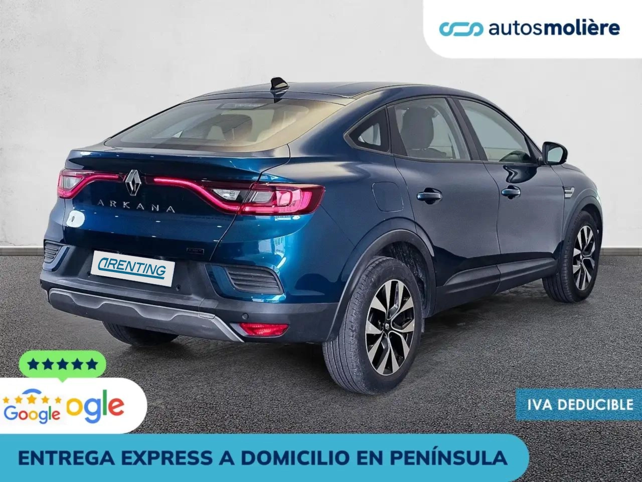 Renting Renault Arkana 1.6 E-Tech Equilibre 105kW Azul 1