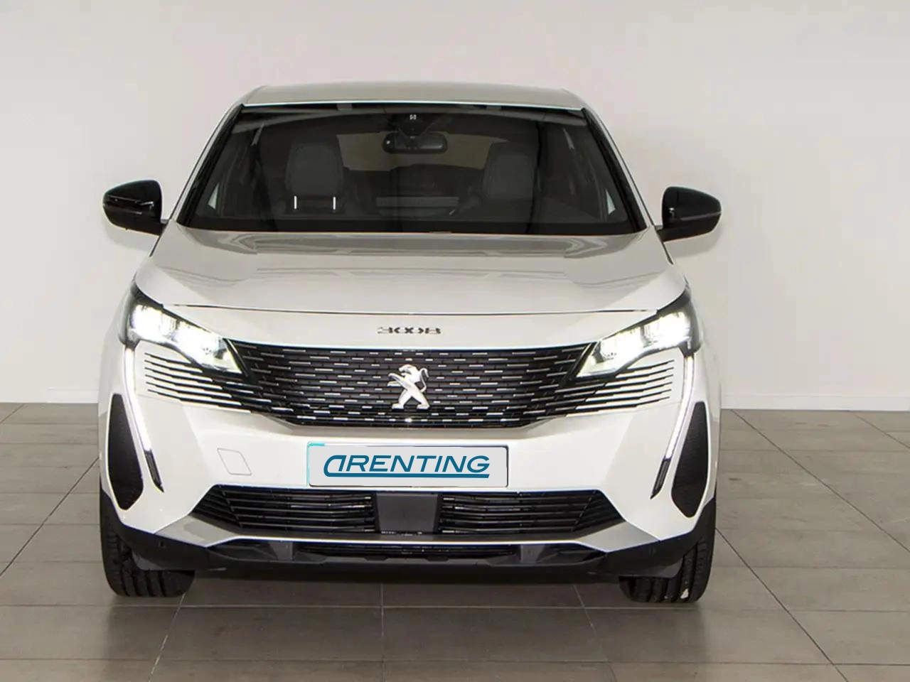 Renting Peugeot 3008 1.6 PHEV 143KW ALLURE E-DCS7 195 5P Blanco