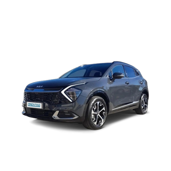 Renting Kia Sportage 1.6 T-GDi HEV 171kW (230CV) Tech 4×2 Negro