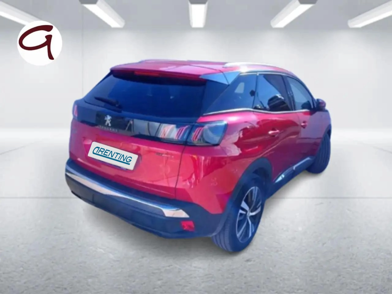 Renting Peugeot 3008 1.6 THP Allure Aut. 155 Rojo