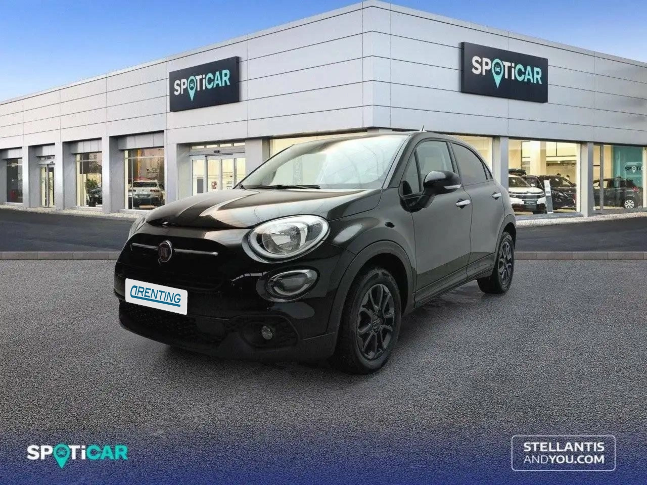 Renting Fiat 500X 1.6Mjt S&S Connect 97kW Negro