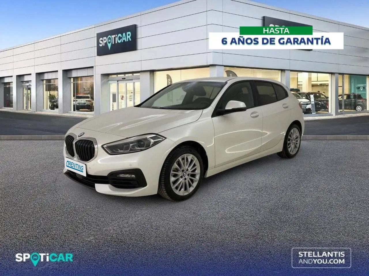 Renting BMW 118 118d Blanco 2