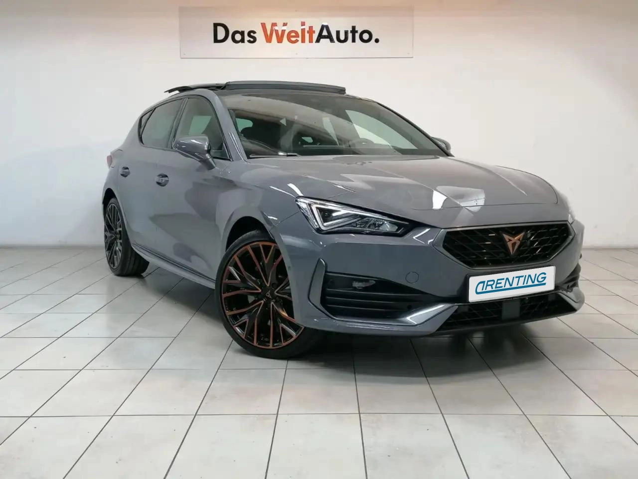 Renting CUPRA Leon 2.0 TSI VZ DSG 221Kw Gris