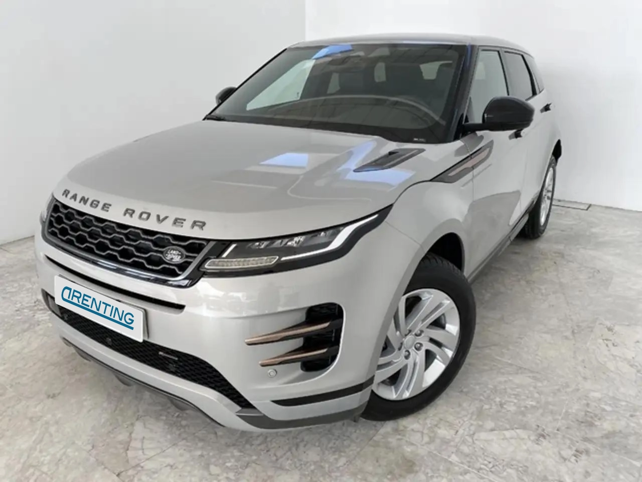 Renting Land Rover Range Rover Evoque 2.0D I4 MHEV S AWD Aut. 163 Plateado