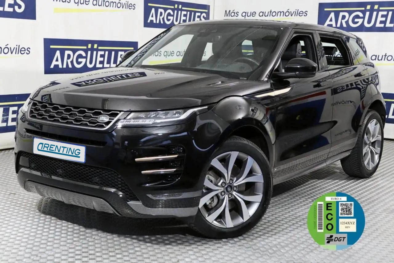 Renting Land Rover Range Rover Evoque 2.0D MHEV R-Dynamic S AWD Aut. 150 Negro