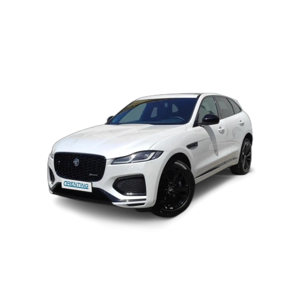 Renting Jaguar F-Pace 2.0i4D R-Sport AWD 180 Blanco