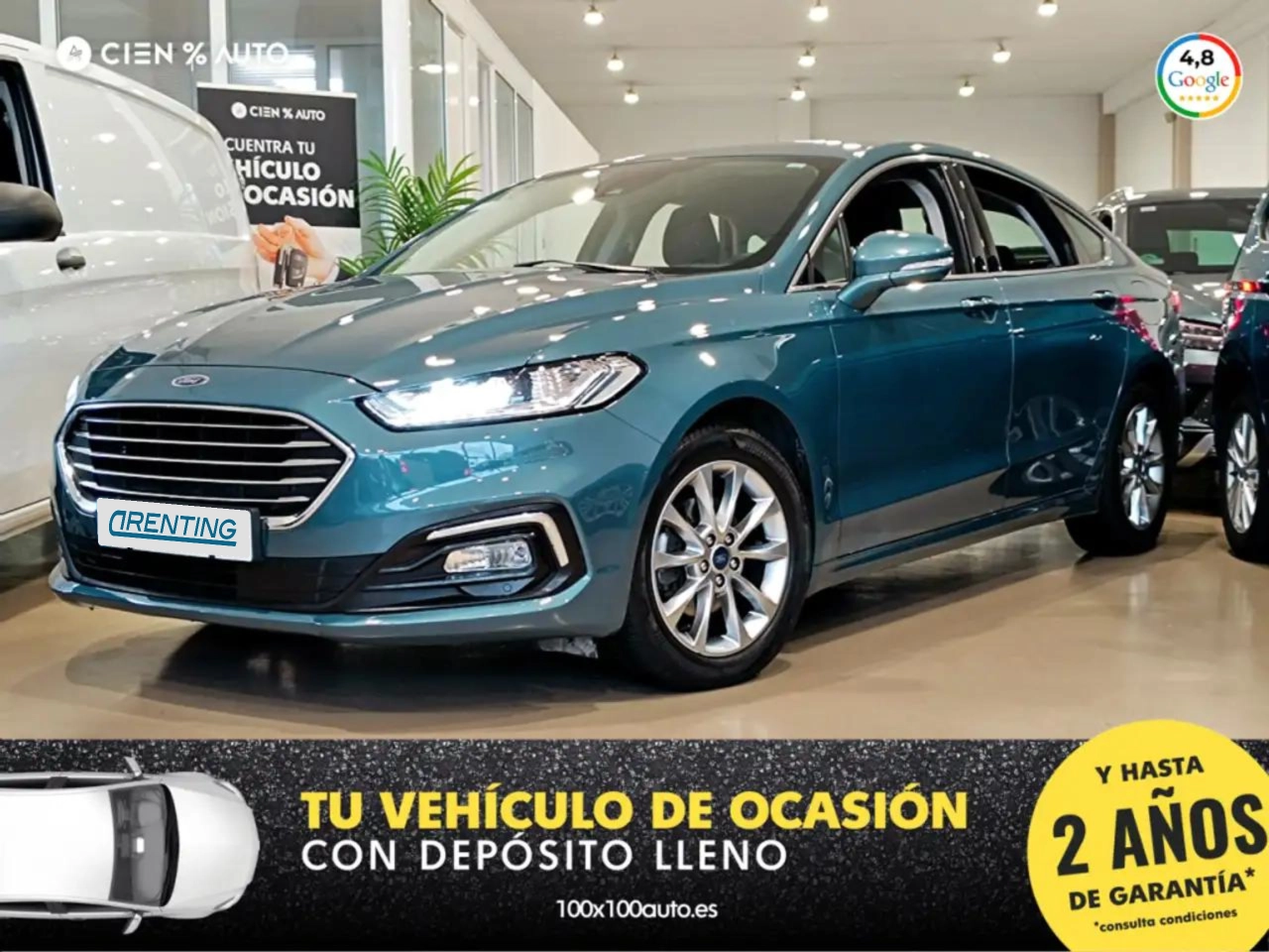 Renting Ford Mondeo 2.0TDCI Titanium 150 Azul