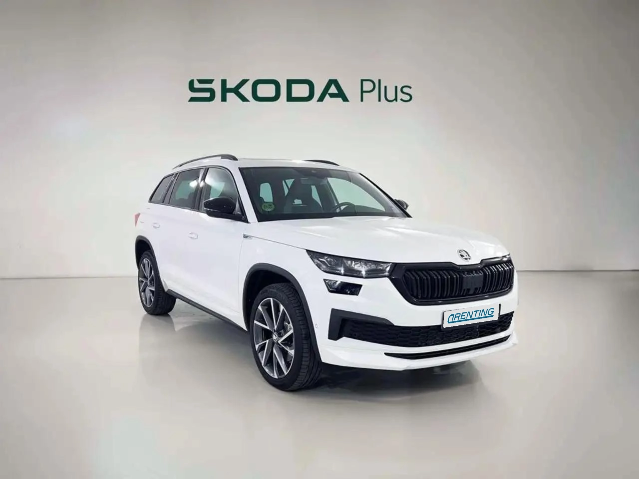 Renting Skoda Kodiaq 2.0TDI AB tech Sportline 4×4 DSG 147kW Blanco 2