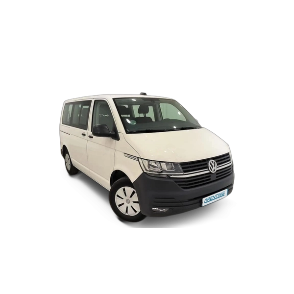 Renting Volkswagen T6 Caravelle 2.0TDI BMT Origin Batalla Corta DSG 110kW Blanco