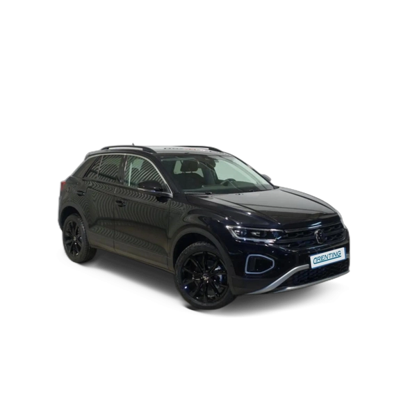 Renting Volkswagen T-Roc 2.0TDI Dark 85kW Negro