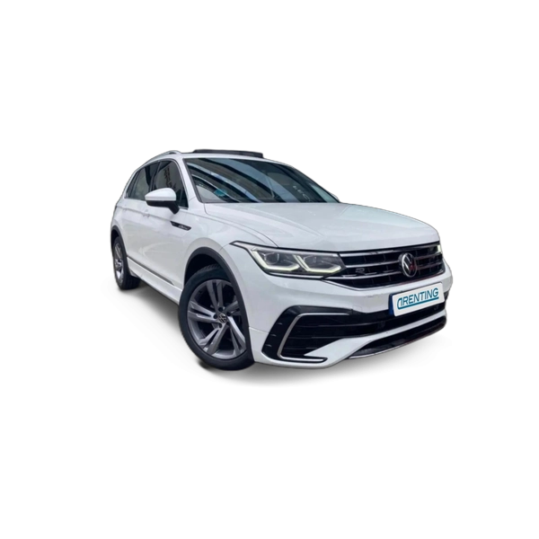 Renting Volkswagen Tiguan 2.0TDI R-Line DSG 110kW Blanco 3