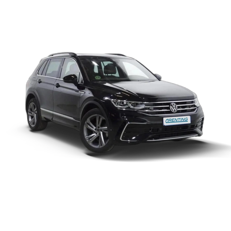 Renting Volkswagen Tiguan 2.0TDI R-Line DSG 110kW Negro