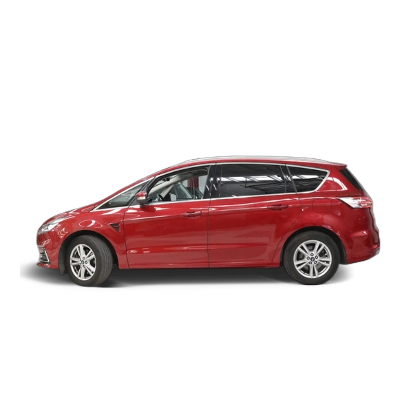 Renting Ford S-Max 2.5 Duratec FHEV Titanium Aut. 190 Rojo