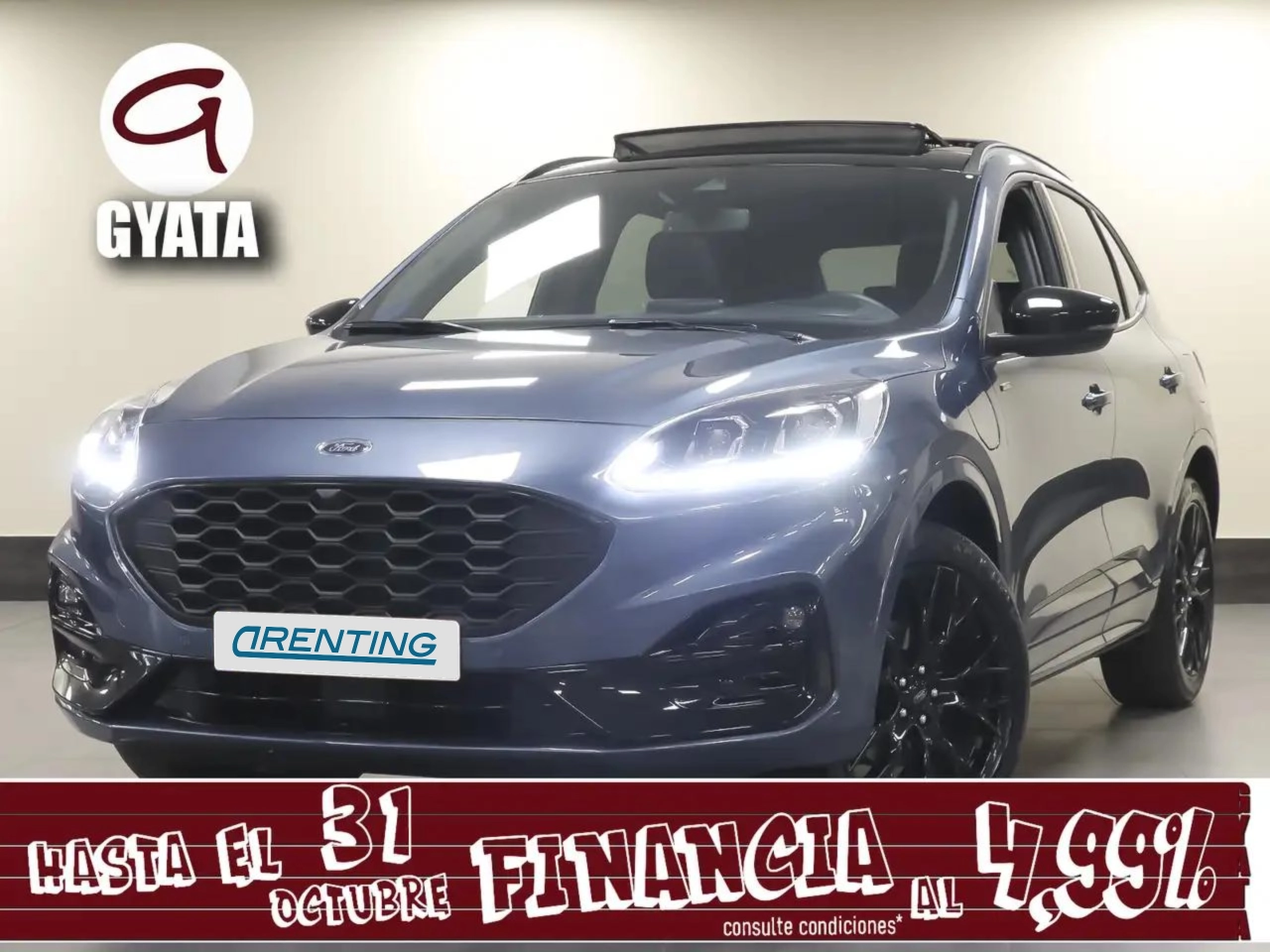 Renting Ford Kuga 2.5 Duratec PHEV ST-Line X 4×2 Azul 2