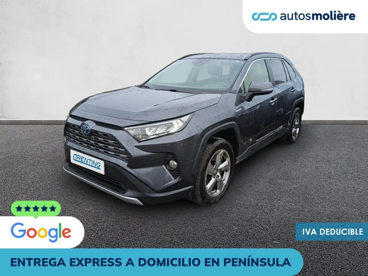 Renting Toyota RAV 4 2.5 hybrid 2WD Advance Gris