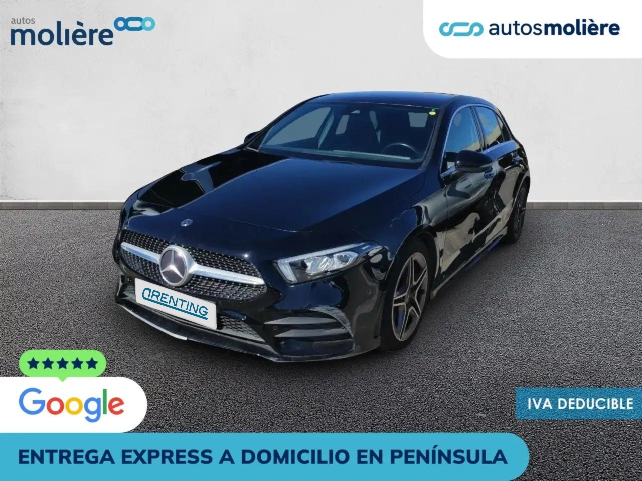 Renting Mercedes-Benz A 200 200d 8G-DCT Negro 4