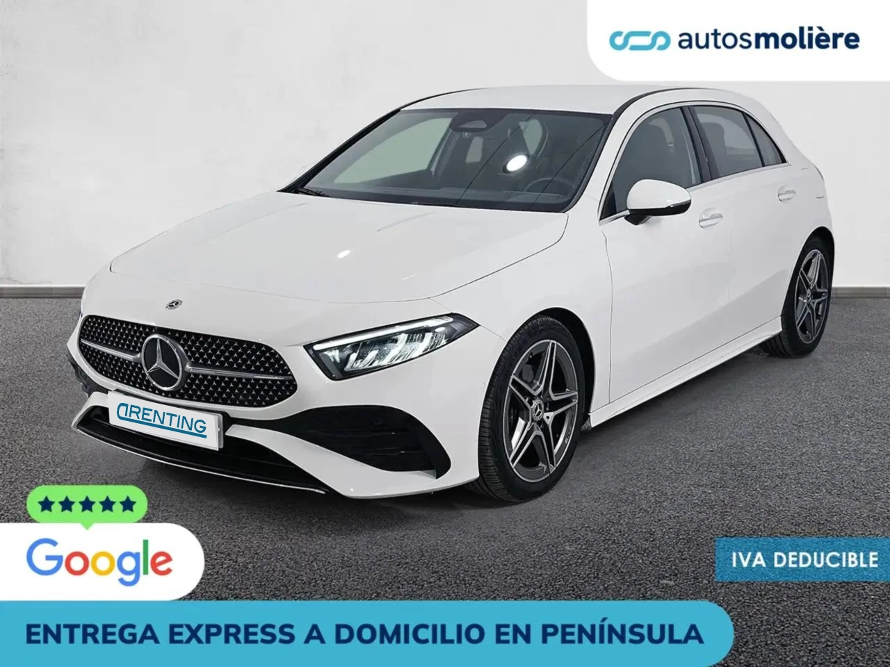 Renting Mercedes-Benz A 200 200d Progressive Line Advanced 8G-DCT Blanco 1