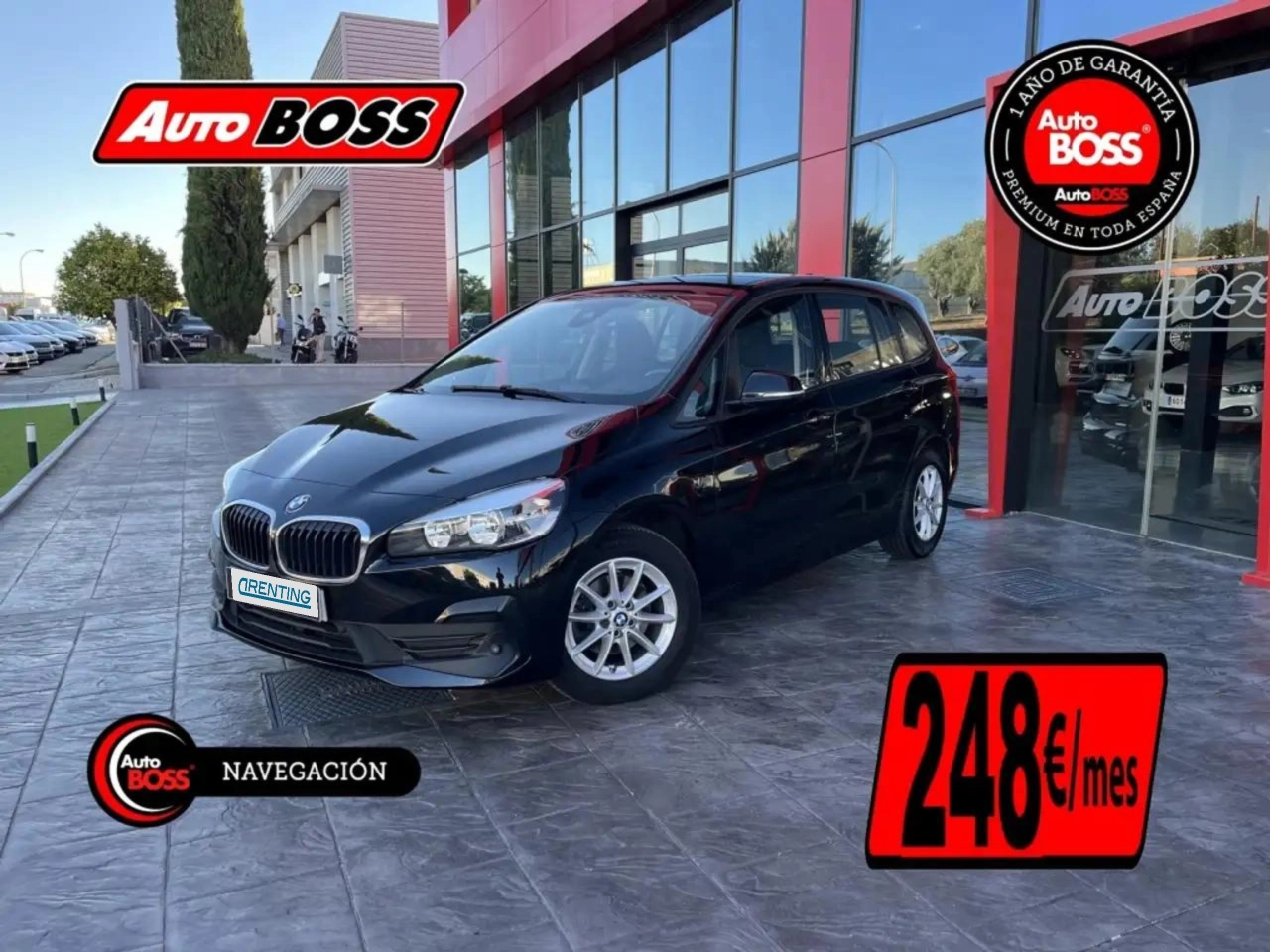 Renting BMW 216 216d Gran Tourer Negro