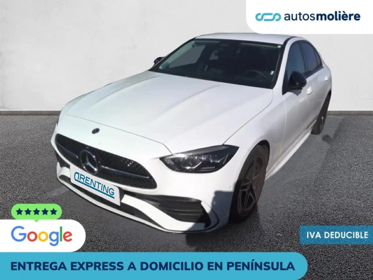 Renting Mercedes-Benz C 220 220d 9G-Tronic Blanco 1