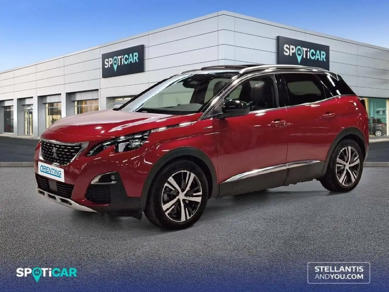 Renting Peugeot 3008 225 e-EAT8 GT Line Rojo