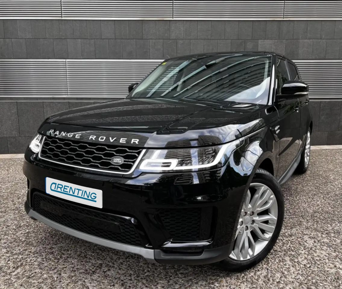 Renting Land Rover Range Rover Sport 3.0D I6 MHEV SE Aut. 249 Negro