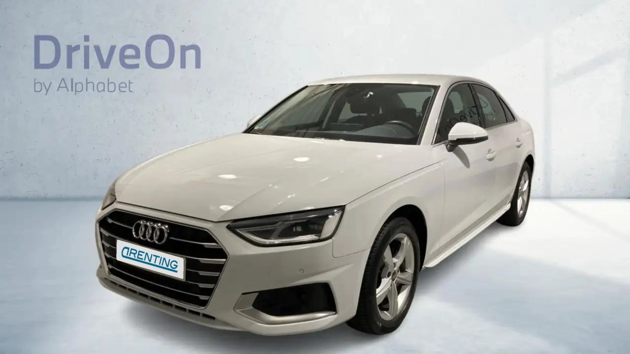 Renting Audi A4 30 TDI Advanced S tronic 100kW Blanco