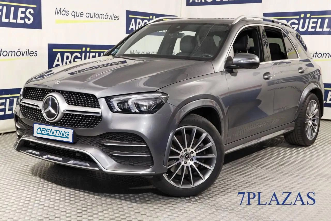 Renting Mercedes-Benz GLE 300 300d 4Matic Premium 7Plazas 245cv Gris