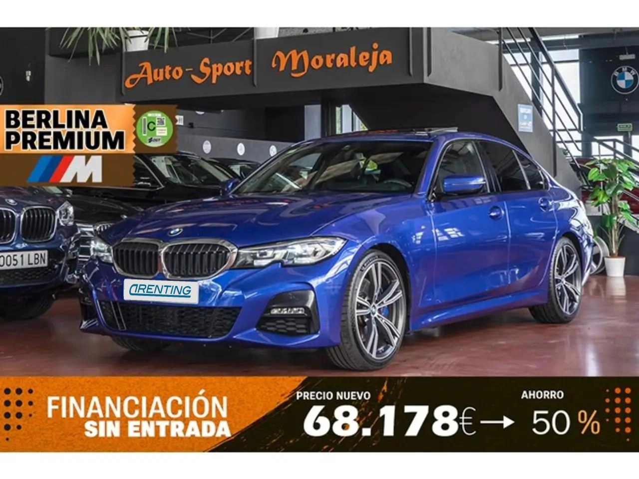 Renting BMW 320 320dA Azul 1