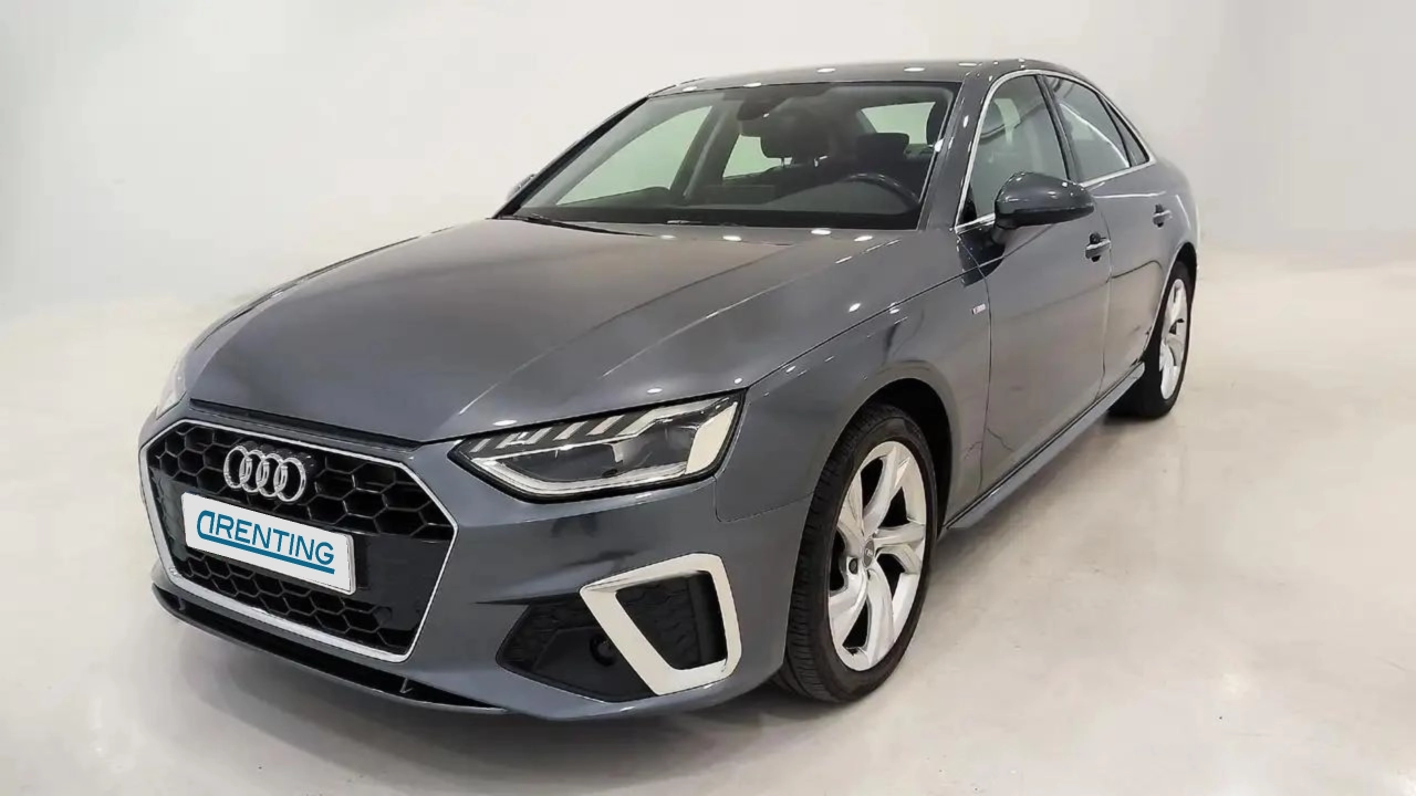 Renting Audi A4 35 TFSI S line S tronic 110kW Gris