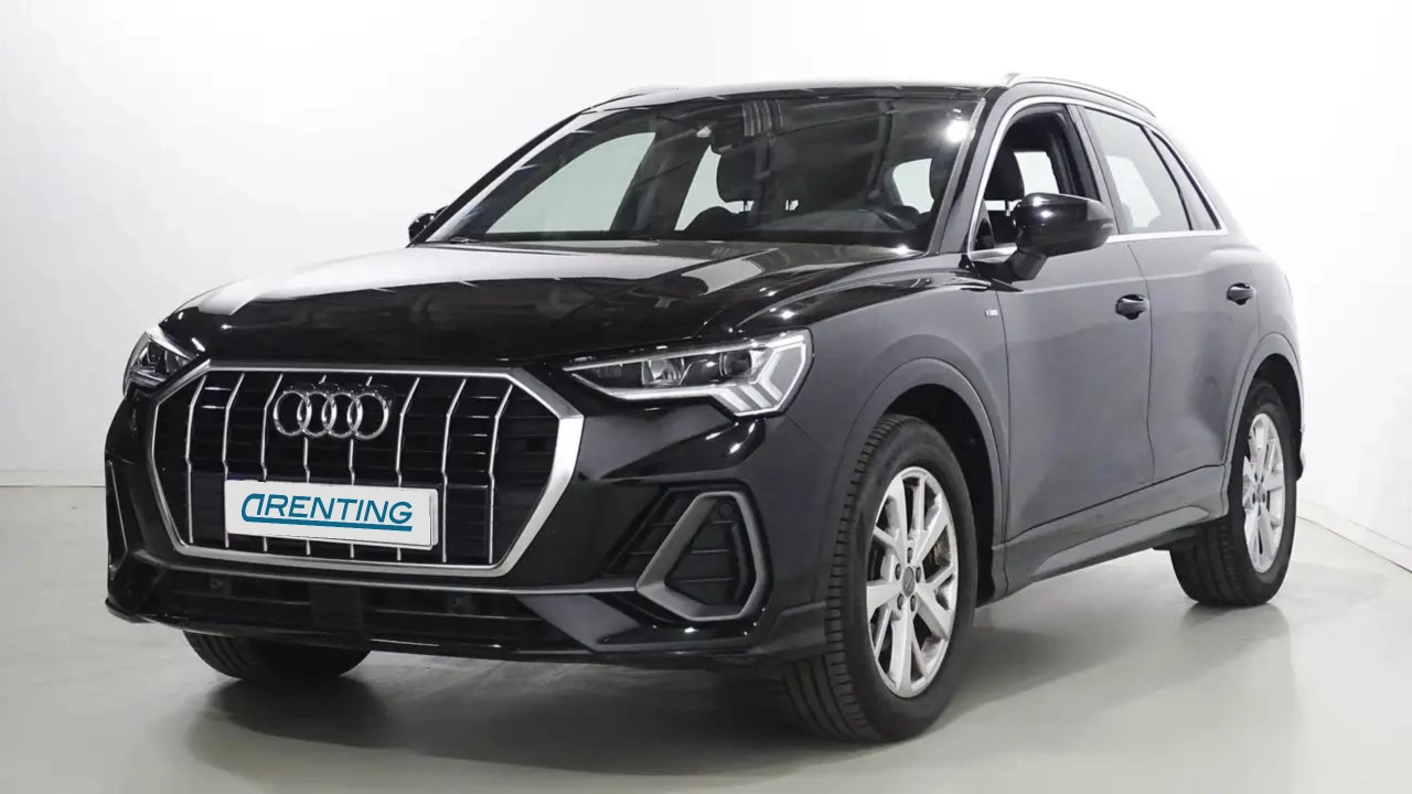 Renting Audi Q3 35 TFSI S line S tronic Negro