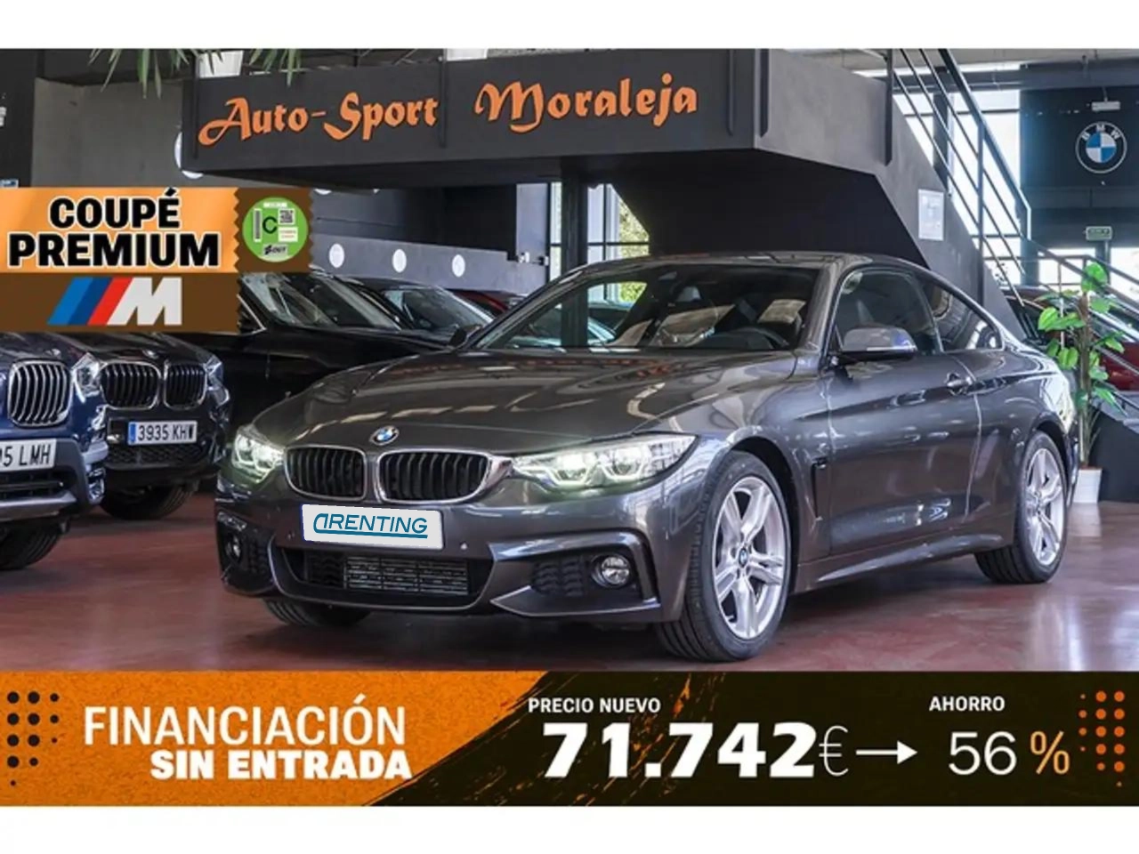 Renting BMW 420 420d Coupé Gris