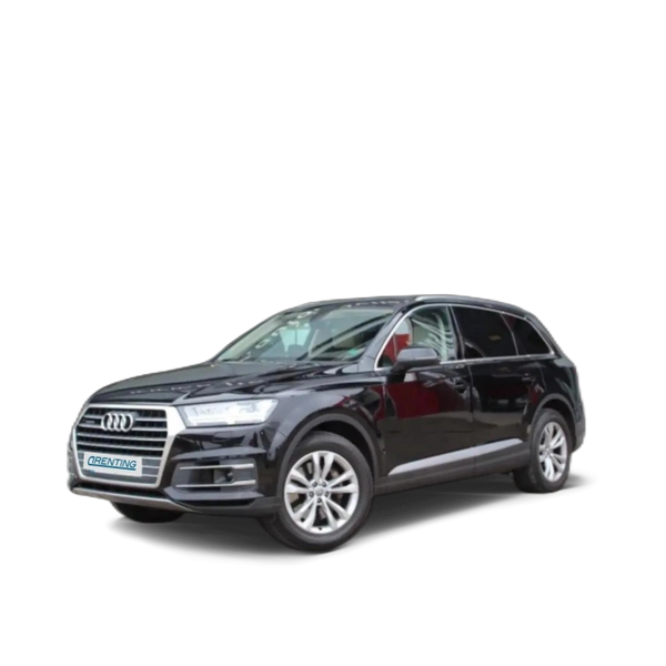 Renting Audi Q7 45 TDI Design quattro-ultra S tronic Negro