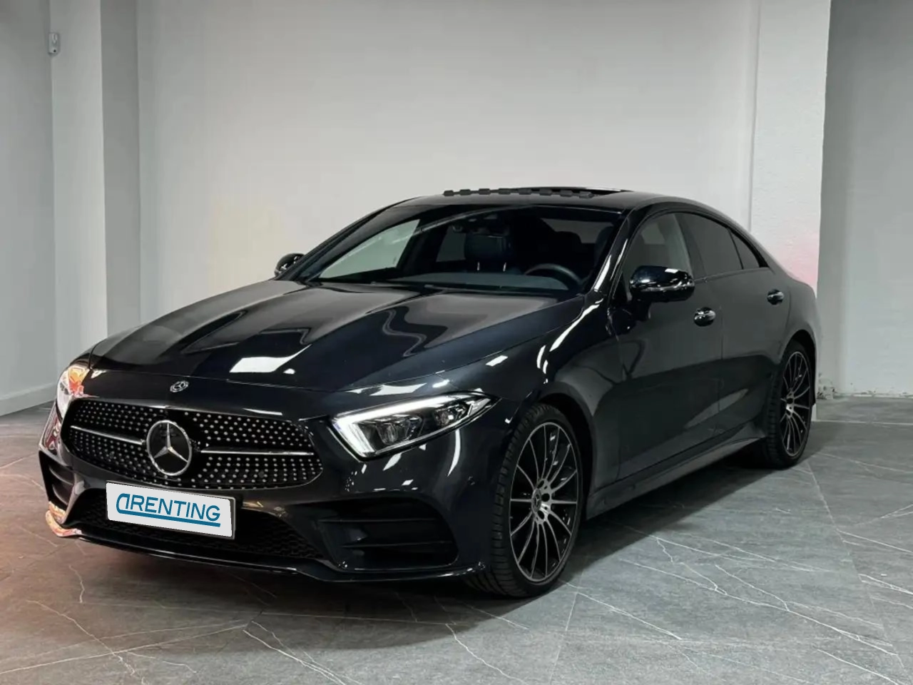 Renting Mercedes-Benz CLS 450 4Matic Aut. Gris