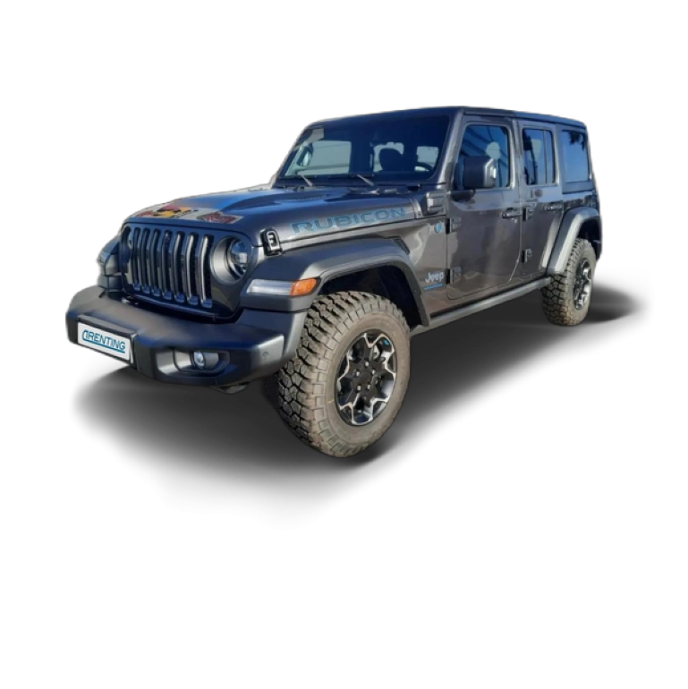 Renting Jeep Wrangler 4p 2.0 380CV  8ATX E6D Rubicon Gris