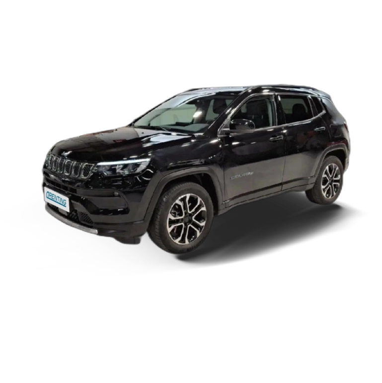 Renting Jeep Compass 4Xe 1.3 PHEV 140kW(190CV)  AT AWD Limited Negro