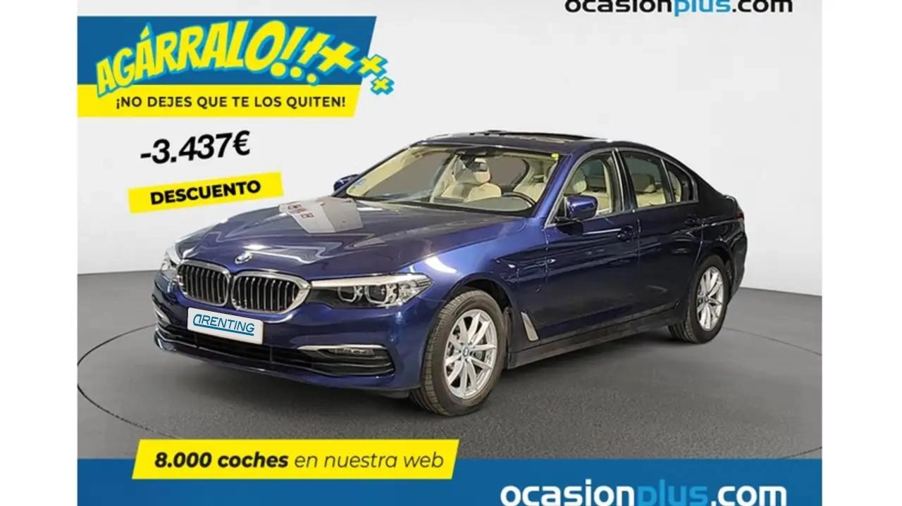 Renting BMW 530 530e iPerformance Azul