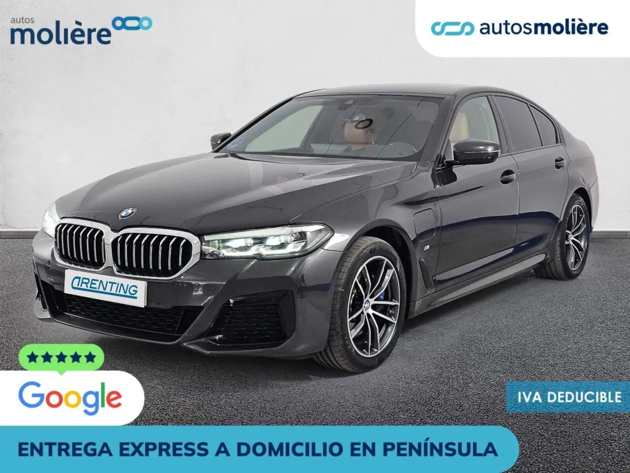 Renting BMW 530 530e xDrive Gris