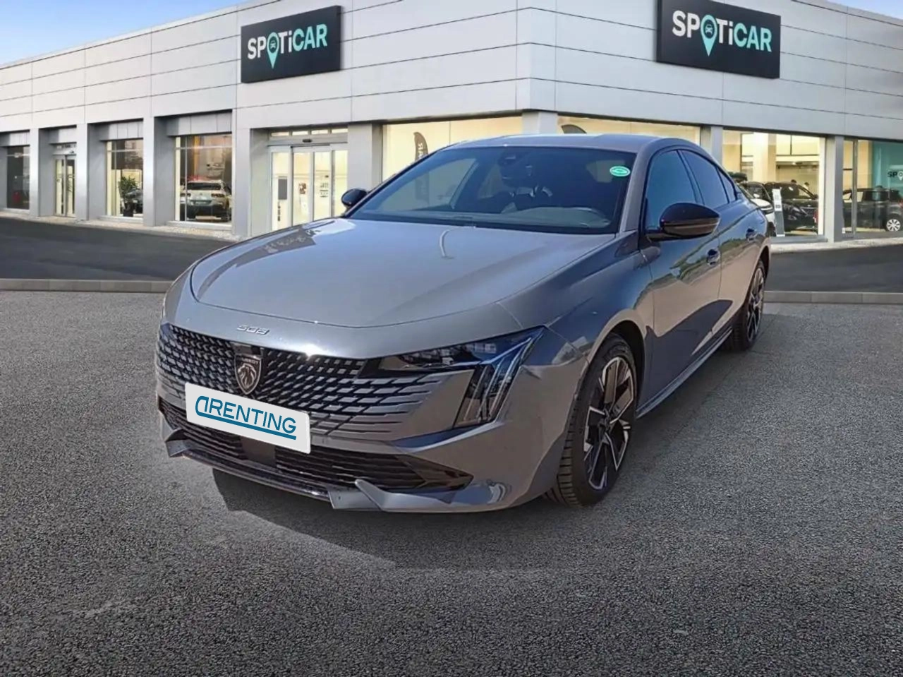 Renting Peugeot 508 5P  HYBRID 225 e-EAT8 GT Gris