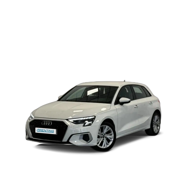 Renting Audi A3 ADVANCED SPORTBACK Blanco