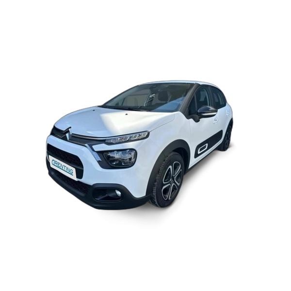 Renting Citroen C3 BlueHDi 75KW (100CV) Plus Blanco 1