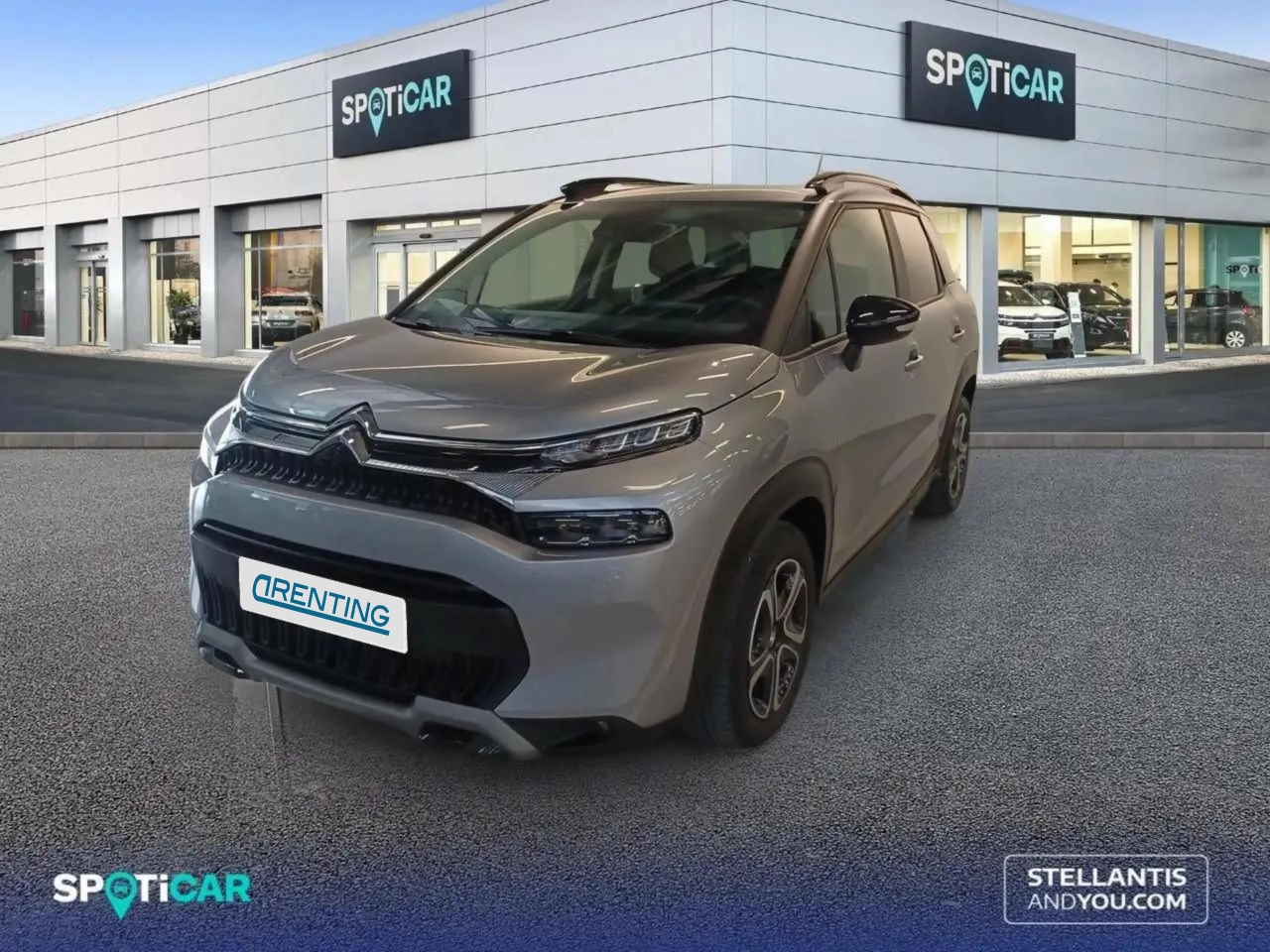 Renting Citroen C3 Aircross BlueHDi S&S Feel Pack 110 Gris