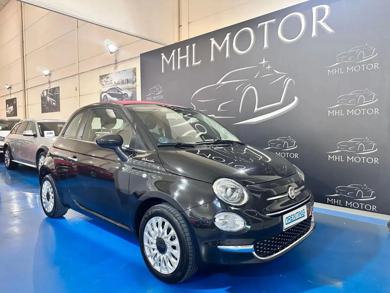 Renting Fiat 500C C Dolcevita Negro