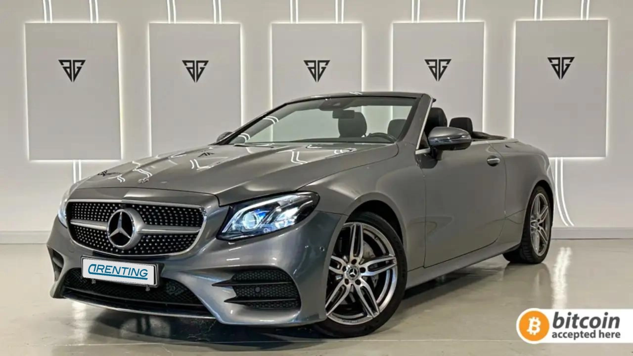 Renting Mercedes-Benz E 220 Cabrio 220d 9G-Tronic Gris