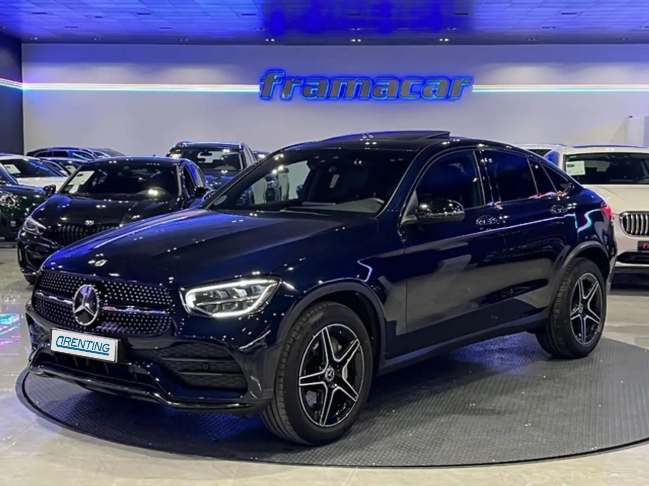 Renting Mercedes-Benz GLC 220 Coupé 220d 4Matic 9G-Tronic Azul 1