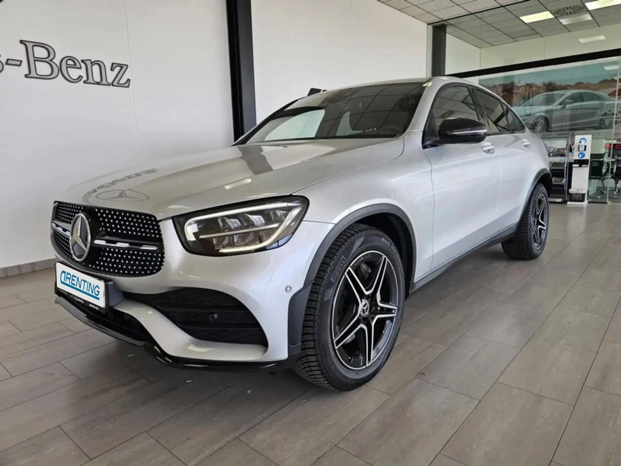 Renting Mercedes-Benz GLC 300 Coupé 300d 4Matic 9G-Tronic Plateado