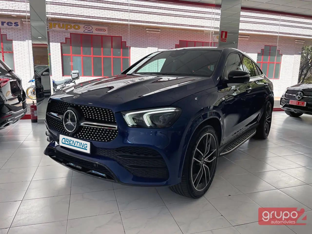 Renting Mercedes-Benz GLE 350 Coupé 350de 4Matic Aut. Azul