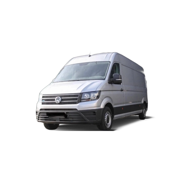 Renting Volkswagen Crafter Furgón 2.0TDI SCR 35 BL L4H3 130kW Aut. Gris