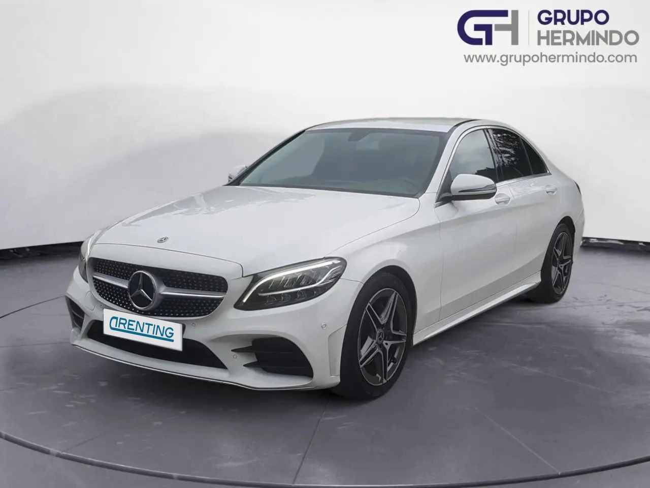 Renting Mercedes-Benz C 220 D AMG LINE Blanco