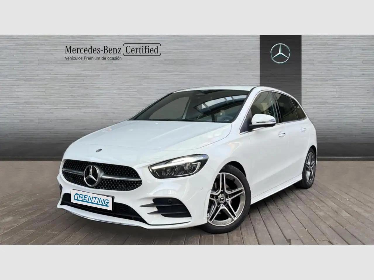 Renting Mercedes-Benz B 200 d AMG Line (EURO 6d) Blanco