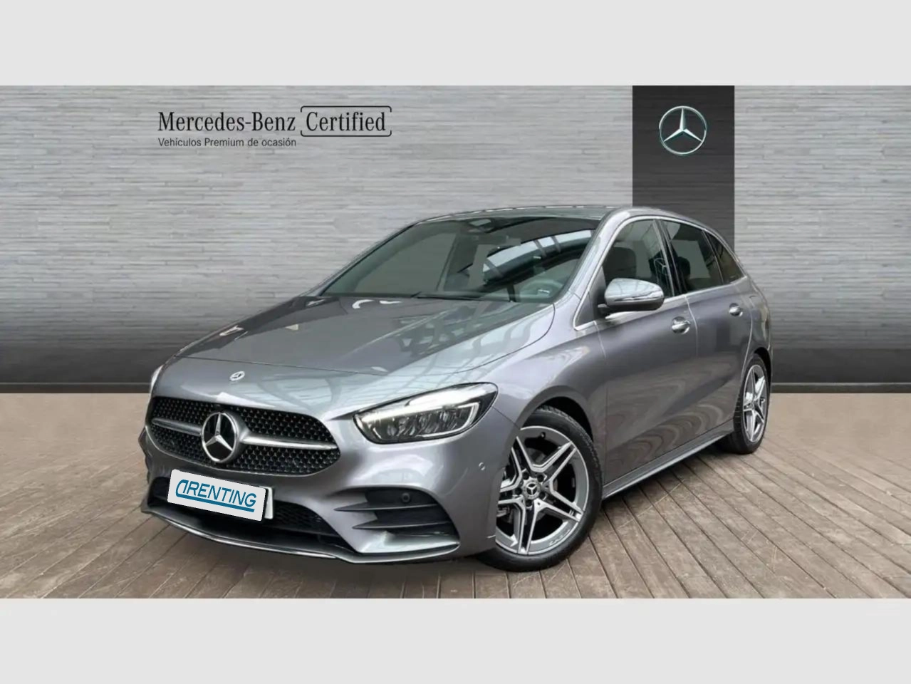 Renting Mercedes-Benz B 200 d AMG Line (EURO 6d) Gris